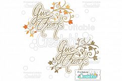 Autumn Harvest SVG Scrap Kit - Cut Files &amp; Digital Paper Product Image 9