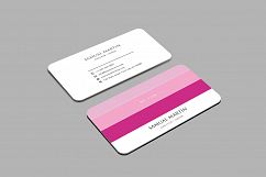 Beautiful Colours Modern Art Business Card Product Image 2