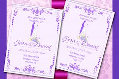 Elegant wedding invitation card Product Image 1