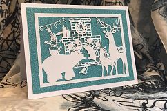 Bird and Bear&#039;s Xmas Collection x 8 papercutting templates Product Image 10