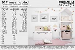 Kids Room &amp; Frame Mockups Product Image 17