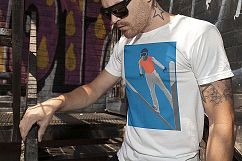 Winter Sport Poster T-shirt Set Product Image 4