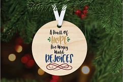 A Thill of Hope - Christmas SVG Cut File - DXF PNG EPS JPG Product Image 6