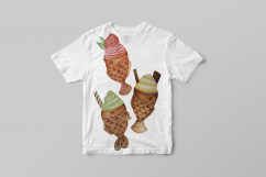 Watercolor Ice Cream Clip Art Product Image 2
