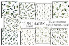 Green leaves Patterns Product Image 5