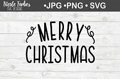 Merry Christmas SVG Cut File Product Image 1