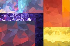 10 polygon backgrounds bundle Product Image 2