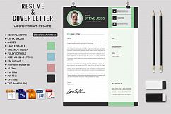 12 Clean Rsume Invoice and Letterhead Bundle Product Image 19