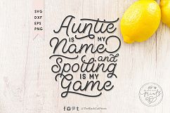 Auntie is my name SVG DXF EPS PNG Product Image 2