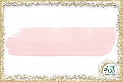 Brush Strokes in Blush Pink - Pink Glitter - Digital Clipart 24 of beautiful PNG files Product Image 4