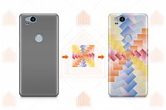 Google Pixel 2 3D Case Design Mockup Back View Product Image 3