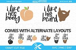 I like his beard, I like her booty Product Image 1