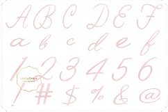 Blush Pink Glitter Alphabet Clipart Product Image 2