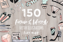 Fashion/Lifestyle illustration pack Product Image 1