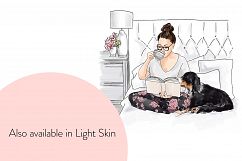 Fashion illustration - Me Time 2 - Dark Skin Product Image 6