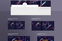 Fitness Workout Gym Training Design Templates Bundle Product Image 18