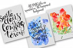 Christmas quotes. Hand lettering DIY Product Image 13