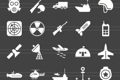 150 Law &amp; Order Glyph Inverted Icons Product Image 2