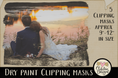 Dry Paint Photoshop Clipping Masks &amp; Tutorial Product Image 3