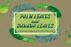 Palm and Banana Leaves Patterns Product Image 1
