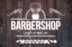 Vintage Labels Barber Shop Product Image 1