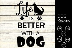 Dog quote svg cutting files,Animal quote svg cutting file Product Image 1