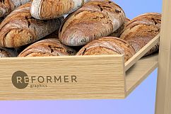 Glossy Transparent Bread Package with Clip Mockup Product Image 7