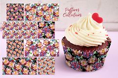 Realistic watercolor red roses PNG set Product Image 4