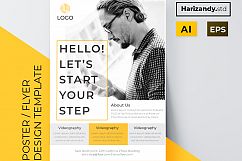 Step promotion flyer template Product Image 2