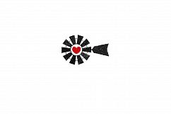 Red Heart Top Windmill Machine Embroidery File Product Image 3
