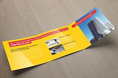 Business Solution Square Trifold Brochure Product Image 4