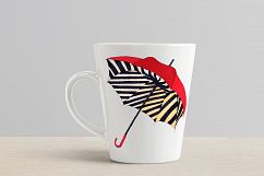 Umbrella. Hand painted clip art Product Image 5
