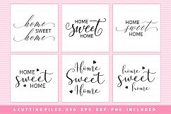 Home Sweet Home - SVG PNG EPS DXF Cutting Files Product Image 1