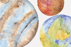 Space Toolkit Watercolor Planets Product Image 3
