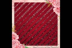 16 Red and Green Glitter Christmas Printable Digital Papers Product Image 2