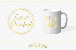 Walk By Faith SVG File Product Image 5