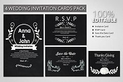 2 Colors Wedding Invitation Cards Product Image 2