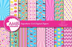 SUPERHERO GIRL PAPERS AMB-2744 Product Image 1