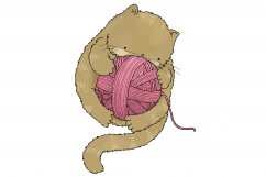 Fat Cat | Clip art illustration | PNG/JPEG Product Image 3