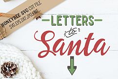 Letters To Santa SVG Cut File Product Image 1