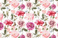 12 HandDrawn Watercolor PATTERNS Product Image 8