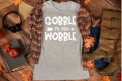 Gobble til you Wobble, Thanksgiving SVG Product Image 3