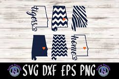 Auburn | Alabama |States Set of 6 Bundle | SVG DXF EPS PNG Product Image 1