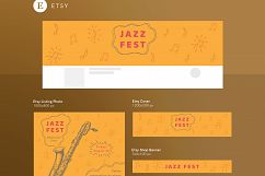 Jazz Music Jazz Festival Design Templates Bundle Product Image 20