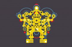 Set of 5 robots Product Image 2