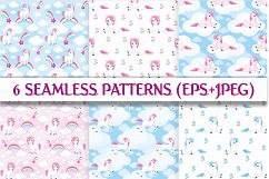 Magic unicorns. Vector elements and patterns. Product Image 3