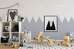 Kids Wall &amp; Frames Mockup - BUNDLE Product Image 25