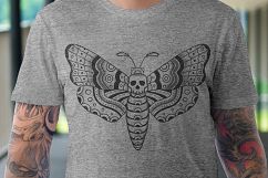 Death Head Moth Vector Design Product Image 1