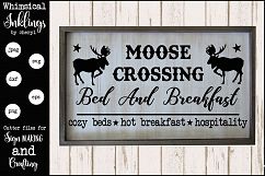 Moose Crossing Bed and Breakfast SVG Product Image 1