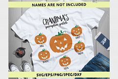 GrandMa&#039;s Pumpkin Patch - Halloween SVG EPS DXF PNG Cut File Product Image 1